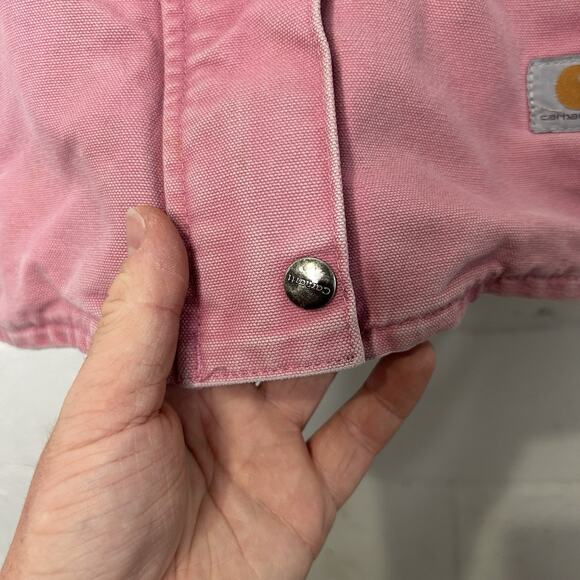 Carhartt Sherpa-Lined Berkley Hooded Vest “Bubblegum Pink” - Picture 4 of 7